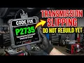 What Is P2735 Obd2 Error Code - Transmission Solenoid F Fix