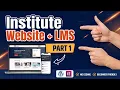 Complete Institute Website in WordPress Elementor Free Ultimate Addons Part 1