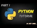 Python Tutorial for Beginners Print Statement Variables Explained Learn Python Basics 2025