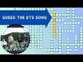 Guess the BTS Song Quiz - Music Crossword Puzzle