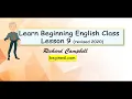 Learn Beginning English Class Lesson 9 revised 2020