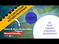 How To Create Binary Number Pattern Program Python Program