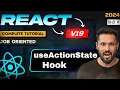 React JS 19 Tutorial in Hindi useActionState Hook