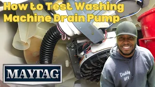 How to Test a Washing Machine Drain Pump Washing Machine Drain Problems