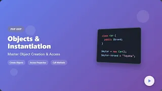 PHP OOP for Beginners Objects Classes and Instantiation Explained