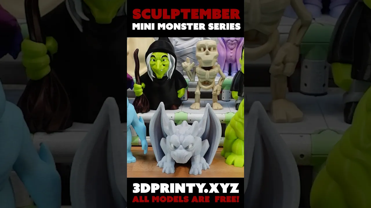 Mini Gargoyle - Sculptember Model #10