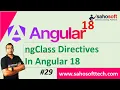 ngClass Directives in Angular 18 Directives in Angular Angular 18 Tutorials in Hindi