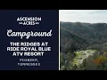 The Ridges at Ride Royal Blue ATV Resort and Campground in Tennessee Drone View