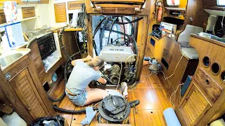 ⛵️Our Sailboat’s Engine is finally ready to be fired up!!🤩#157