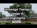 Centura College Chesapeake Massage Therapy Week 15 Highlights