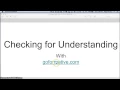 Formative Assessments with goformative com