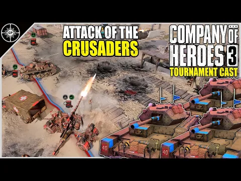 Stop the Crusaders or Get Wiped! | Orangepest & Mule vs Shitler & Tushkan | CoH3 Tournament Cast