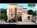 20k Modern Bloxburg VILLA House Build 2 Story Tutorial VOICE