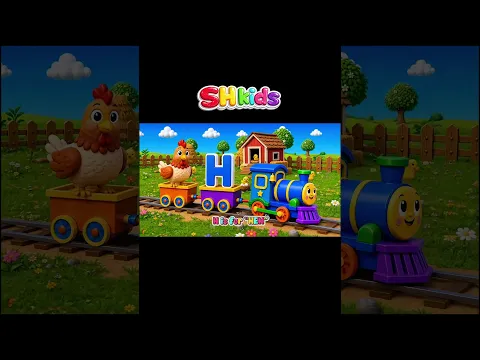 ABC Train | A is for Ant, B is for Banana | Alphabet Song for Kids | SH kids | GHI