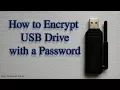 How to Encrypt External Hard Drive in Windows 7