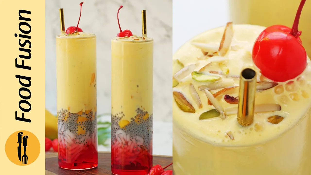 Mango Malai Falooda Recipe By Food Fusion