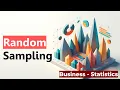 Lesson - 4 Random Sampling Stratified Systematic Cluster Sampling
