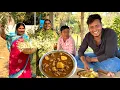 Lagu ঘরের স্বাদে মায়ের হাতে রান্না করা খাসির মাংস, সাথে সজনা ফুলের বড়া #villagecooking