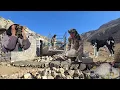 Download Lagu Building a wall to prevent manure and soil from entering the shelter and platform in the mountains