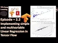 Ep-2 2 Linear Regression with Tensorflow TFK-Deep Learning Exploring Neurons