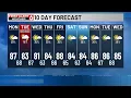 Seasonable temps continue through the 10 Day