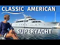599 000 1984 BROWARD 98 30M CLASSIC SUPERYACHT WALKTHROUGH SPECS Liveaboard Motor Yacht Tour