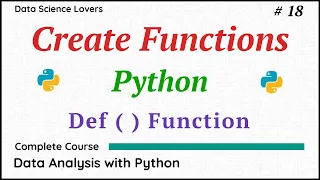 Basic Python Tutorial - 18 Defining Functions in Python Examples Def Function