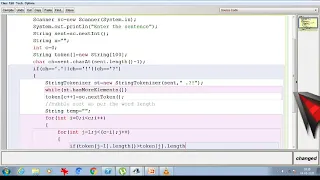 ISC COMPUTER SCIENCE PRACTICAL STRING BASED PROGRAM
