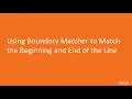 Hands-On Java Regular Expressions Use Boundary Matcher for Beginning End of Line packtpub com