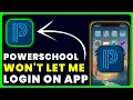PowerSchool App Won t Let Me Log In How to Fix PowerSchool App Won t Let Me Log In