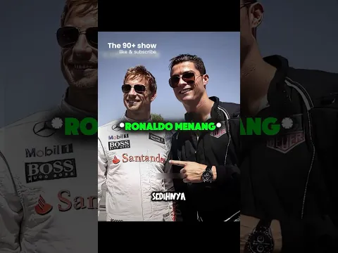Ronaldo mengalahkan pembalap F1🐐🔥