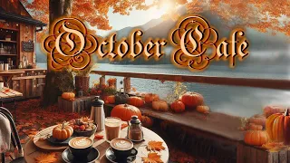 OCTOBER CAFE   🎃Autumn Outdoor Coffee.🎃 Halloween Ambience