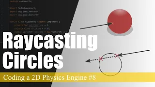 How to Raycast Against a Circle Coding a 2D Physics Engine in Java