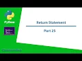 Python return statement speak Khmer part 25