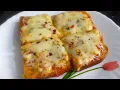 Yummy mayonnaise bread pizza