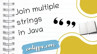 2 ways to join strings in java String join StringJoiner java 8 Convert list to string java