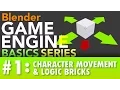 Blender Game Engine Basics Tutorial Logic Bricks Character Movement