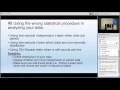Avoiding Common Statistical Mistakes in Research - Courtney McCracken P
