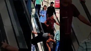Gay Kissing On Boy On The Escalator Prank Part 2 Abhishek Gupta Shorts  Gay Kissing On Boy On The Escalator Prank Part 2 Abhishek Gupta Shorts