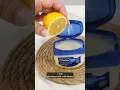 Mix Vaseline with lemon. You will be very surprised