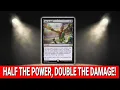Card Spotlight Saw in Half