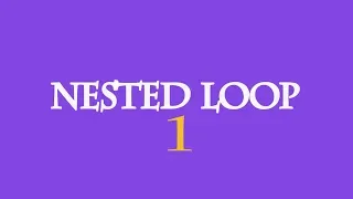 Java Programming Patterns with example 1 Nested Loop urdu hindi 2