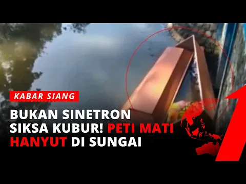 Sebuah Peti Mati Ditemukan Hanyut di Sungai Sumber Baru Jember