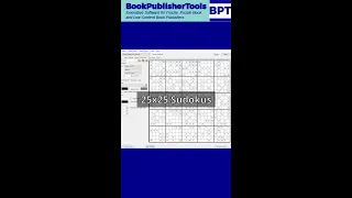 Unbelievable Sudokus with a 25x25 grid using Puzzle Maker Pro - Sudoku Large Squares 2