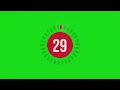 30 Seconds Timer Green Screen Countdown with Alarm No Copyright