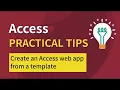 Create an Access Web App from Scratch