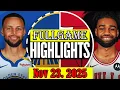 Golden State Warriors vs Chicago Bulls FULLGAME Qtr Nov 23.2025 Highlights | NBA hightlight