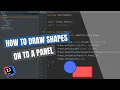 How To DRAW 2D SHAPES inside Java JFrame Java GUI