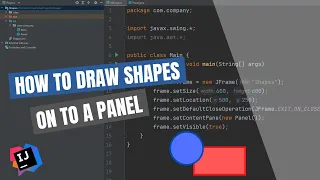 How To DRAW 2D SHAPES inside Java JFrame Java GUI