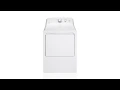 GE 7 2-cu ft Electric Dryer White